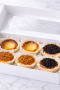 Classic Mini Burnt Basque Cheesecake Mix Box - Box of 6 - UK-Wide Delivery