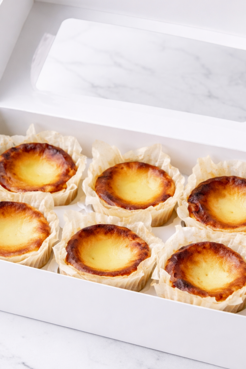 6 Mini Burnt Basque Cheesecakes – UK-Wide Delivery