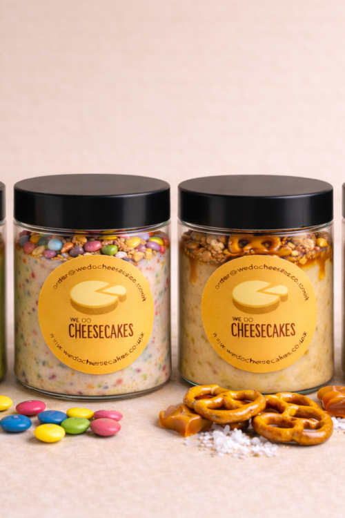 4 Premium Cheesecake Jars – UK-Wide Delivery